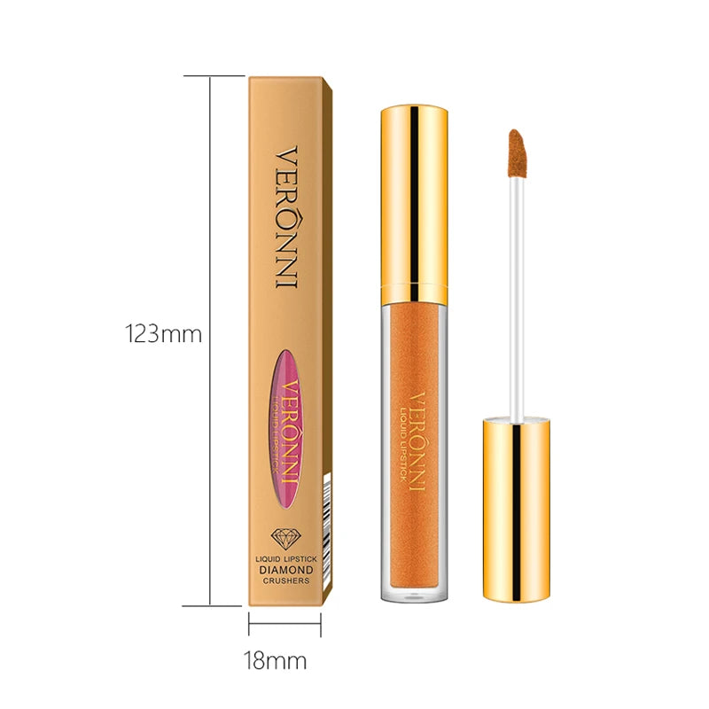 10 Colors Sexy Glitter Diamond Lip Gloss