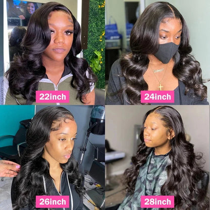 Body Wave HD Lace Front Wig – 250% Density, 30–40 Inch