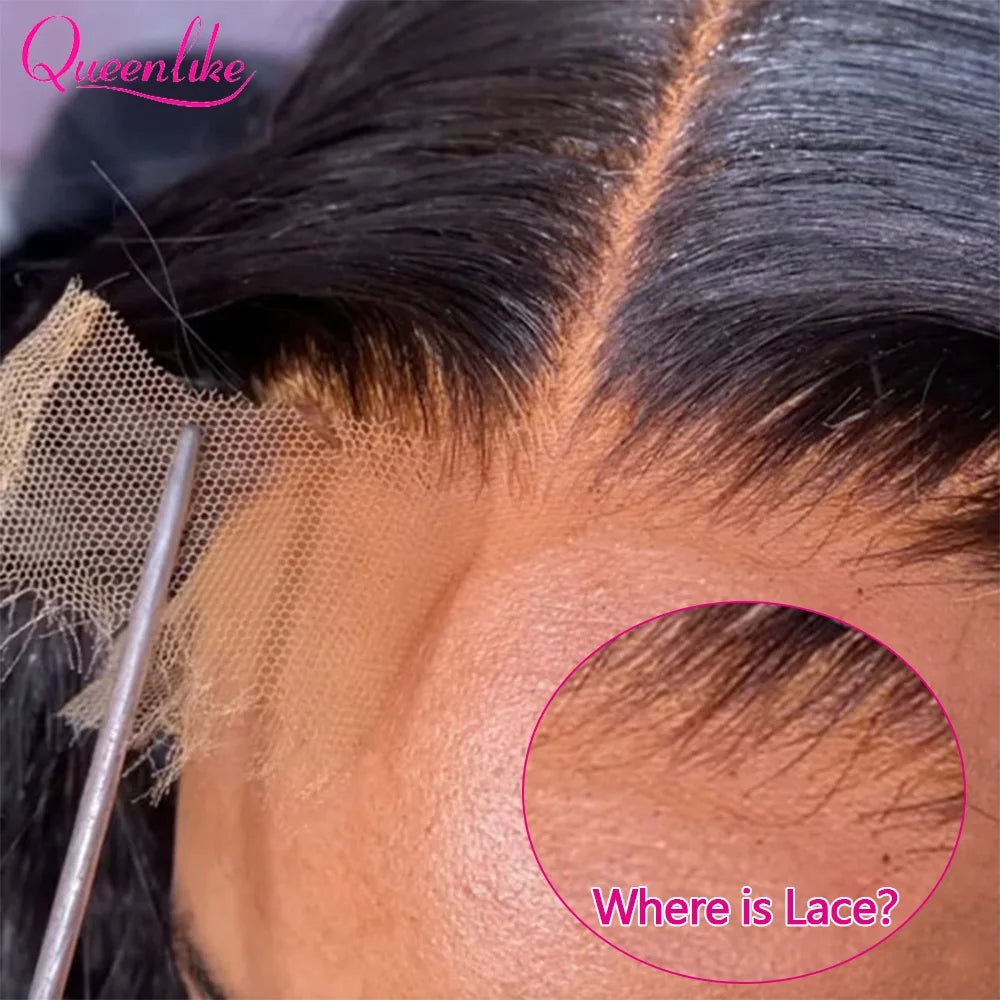 Real HD Lace Front Wig – Silky Straight Human Hair, Scalp Top Natural Look