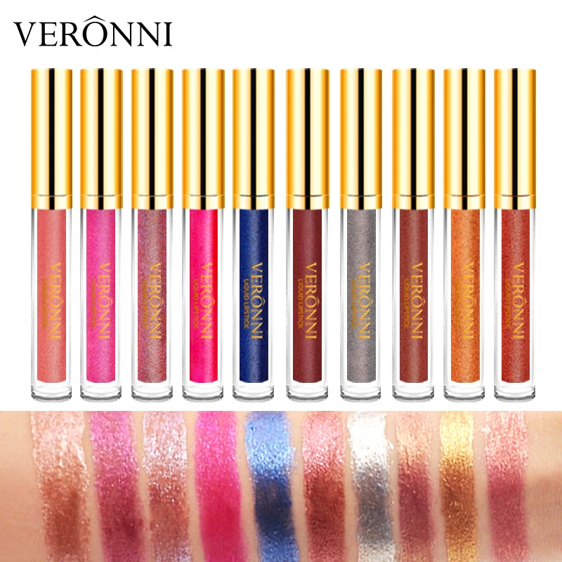 10 Colors Sexy Glitter Diamond Lip Gloss