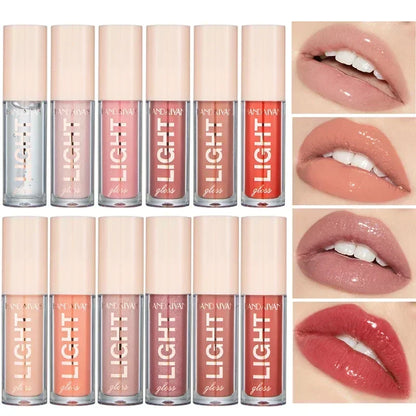 12 Colors Pearl Lip Gloss