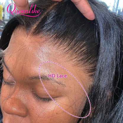 20"–24" Real HD Lace Straight Wig (13x4 Frontal)