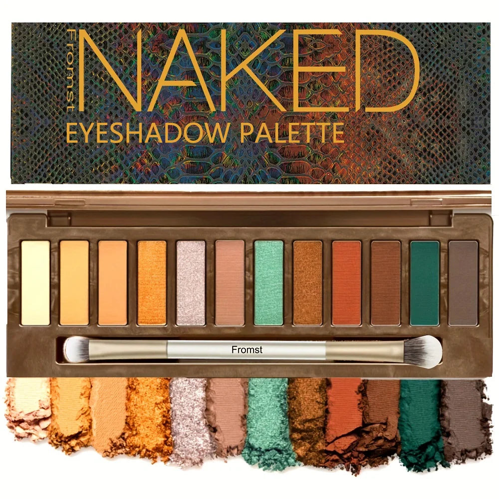 12-Color Decayed Naked Heat Eyeshadow Palette