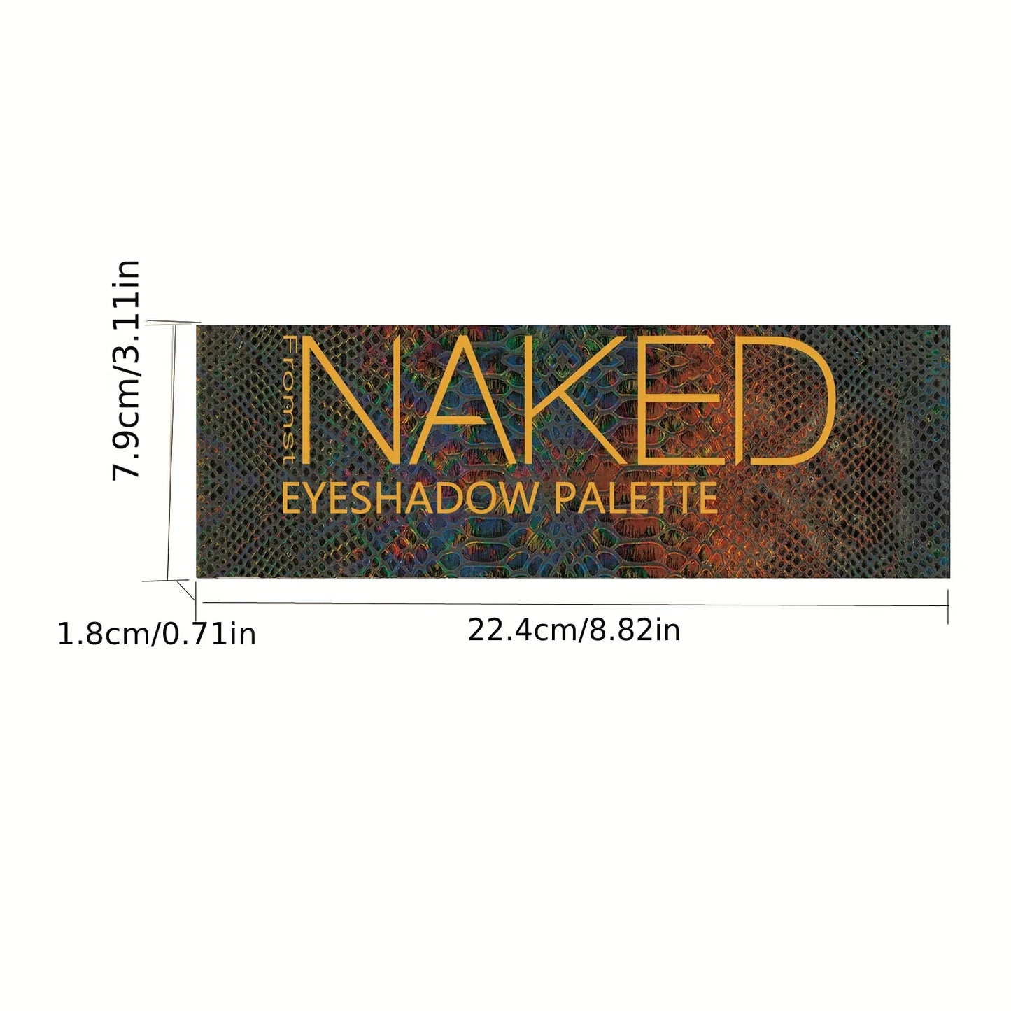 12-Color Decayed Naked Heat Eyeshadow Palette