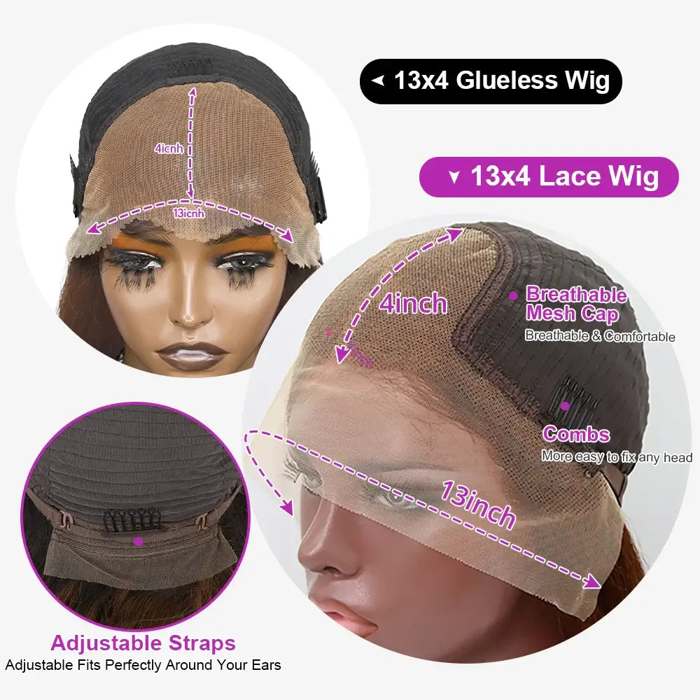 Chocolate Wave Bob – Short HD Lace Front Wig