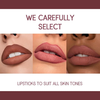 2-in-1 Matte Lipstick & Lip Liner Set (12 Colors)