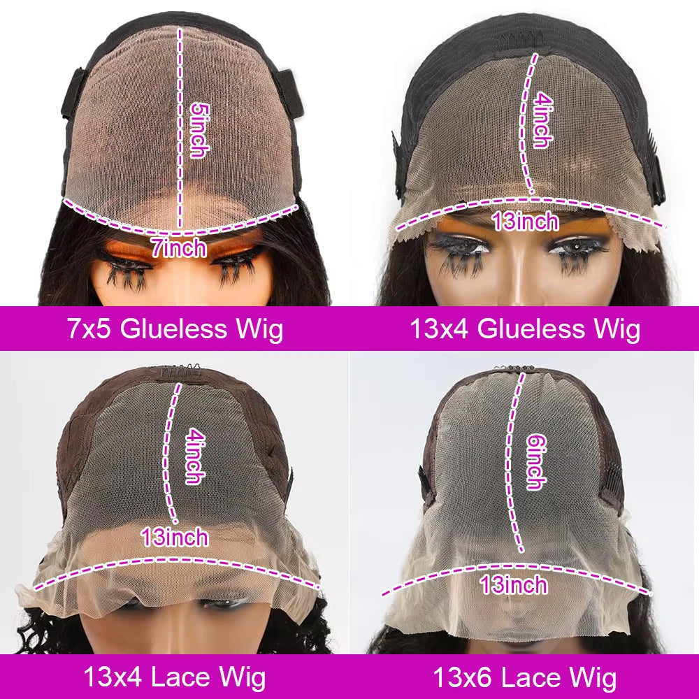 Water Wave Bob – 250% Density Glueless Human Hair Wig