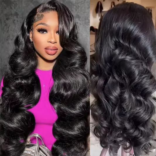 Body Wave HD Lace Front Wig – 250% Density, 30–40 Inch