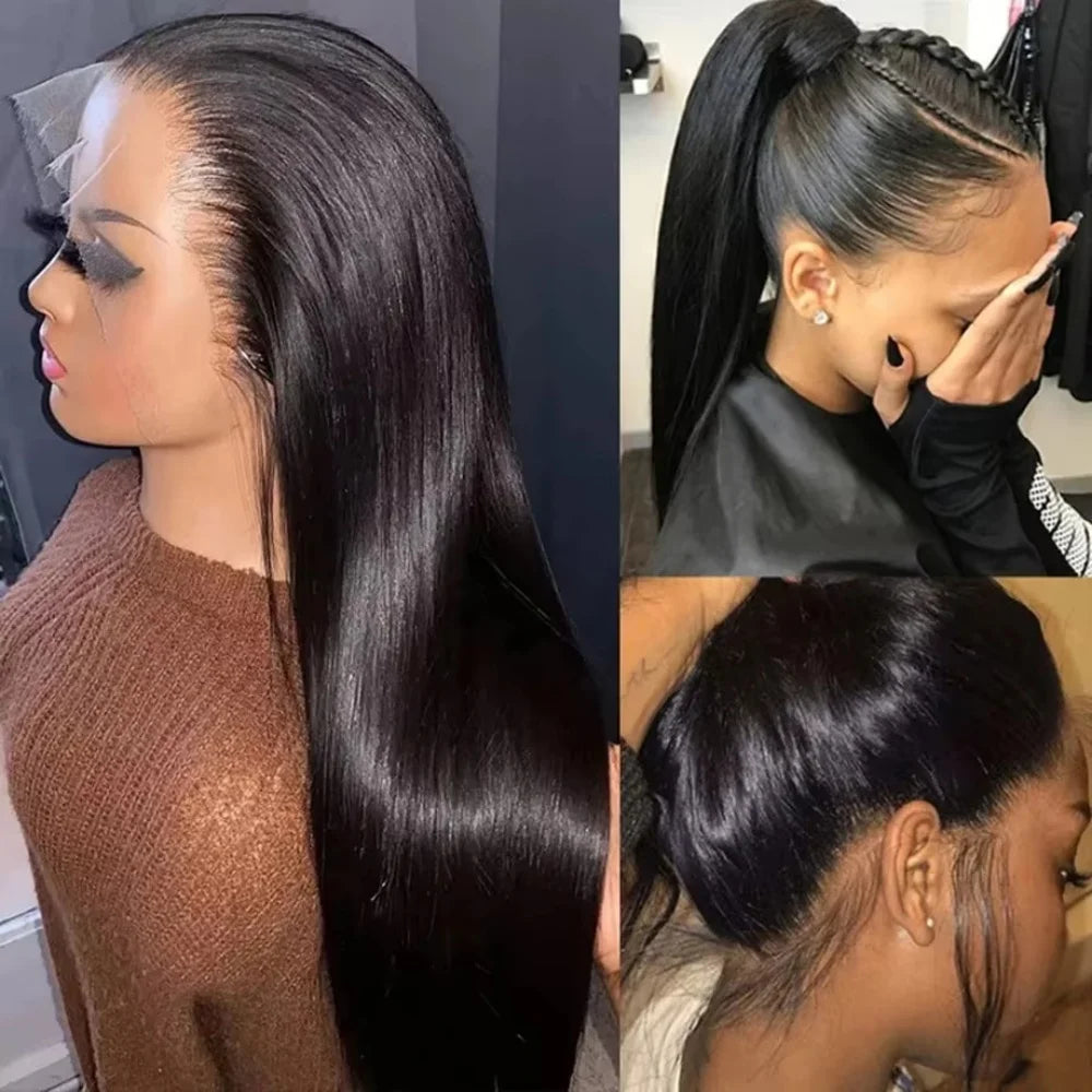 Luxury 40 Inch Straight Wig – Pre-Cut HD Lace, Glueless Wear & Go Human Hair Wig