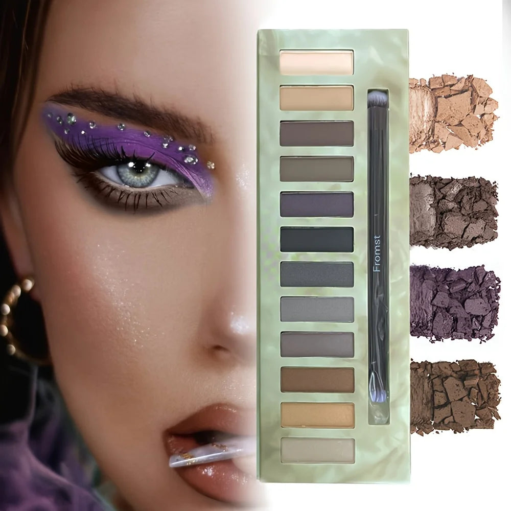 12-Color Decayed Naked Heat Eyeshadow Palette