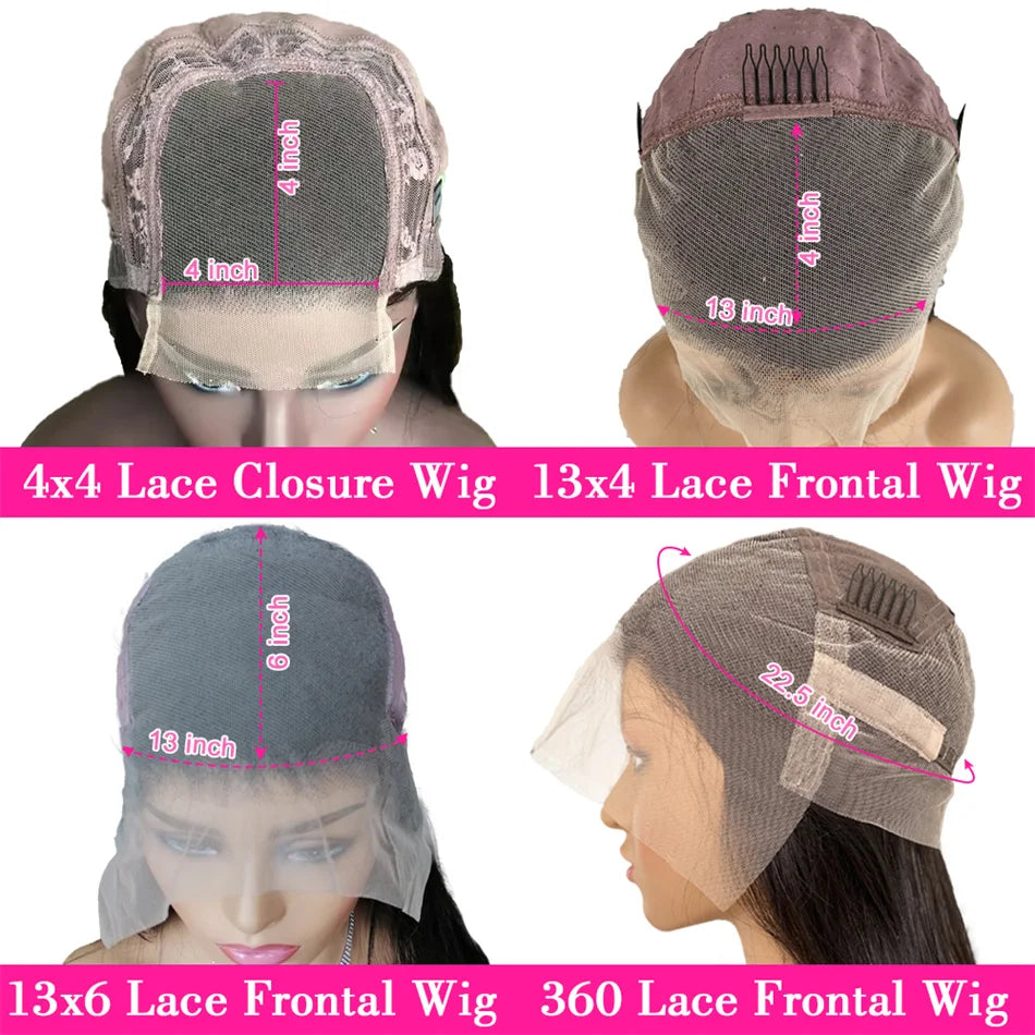 Reddish Brown Straight HD Lace Frontal Wig