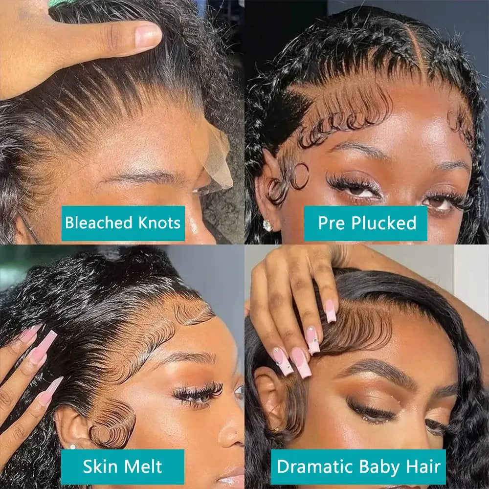 Brazilian HD Lace Curly Bob Wig – Short, Full & Flawless features bleached knots, pre-plucked hairline, skin melt, dramatic baby hair.